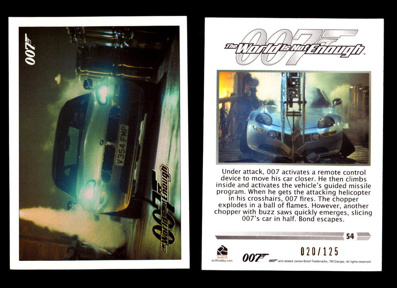 James Bond Classics 2016 World is Not Enough Gold Foil Parallel Card You Pick Nu #54  - TvMovieCards.com