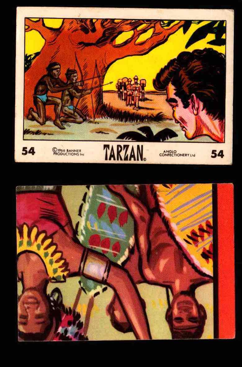 1966 Tarzan Banner Productions Vintage Trading Cards You Pick Singles #1-66 #54  - TvMovieCards.com