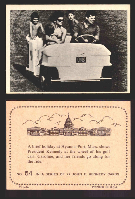 1964 The Story of John F. Kennedy JFK Topps Trading Card You Pick Singles #1-77 #54  - TvMovieCards.com