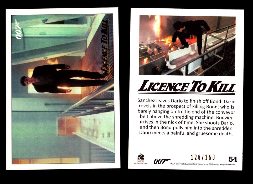 James Bond Classics 2016 Licence To Kill Gold Foil Parallel Card You Pick Single #54  - TvMovieCards.com