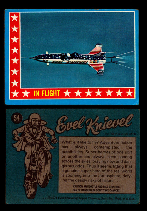 Evel Knievel Topps 1974 Vintage Trading Cards You Pick Singles #1-60 #54  - TvMovieCards.com