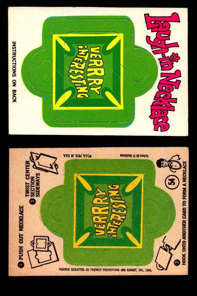 1968 Laugh-In Topps Vintage Trading Cards You Pick Singles #1-77 #54  - TvMovieCards.com