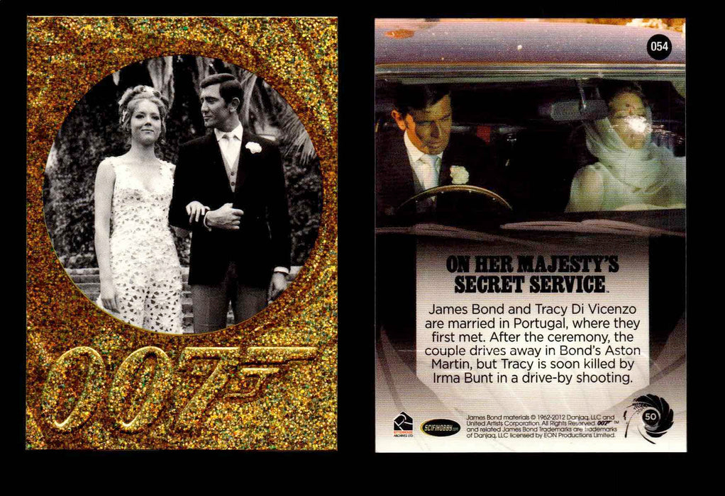 James Bond 50th Anniversary Series Two Gold Parallel Chase Card Singles #2-198 #54  - TvMovieCards.com