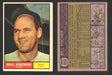 1961 Topps Baseball Trading Card You Pick Singles #500-#589 VG/EX #	553 Bill Fischer - Detroit Tigers  - TvMovieCards.com