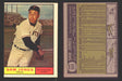 1961 Topps Baseball Trading Card You Pick Singles #500-#589 VG/EX #	555 Sam Jones - San Francisco Giants  - TvMovieCards.com