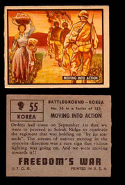 1950 Freedom's War Korea Topps Vintage Trading Cards You Pick Singles #1-100 #55  - TvMovieCards.com