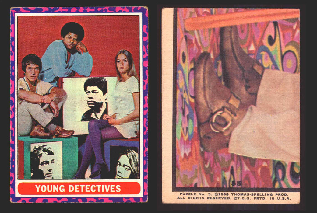 1969 The Mod Squad Vintage Trading Cards You Pick Singles #1-#55 Topps 55   Young Detectives (crease at top)  - TvMovieCards.com