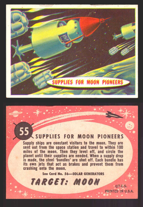 Space Cards Target Moon Cards Topps Trading Cards #1-88 You Pick Singles 55   Supplies for Moon Pioneers  - TvMovieCards.com
