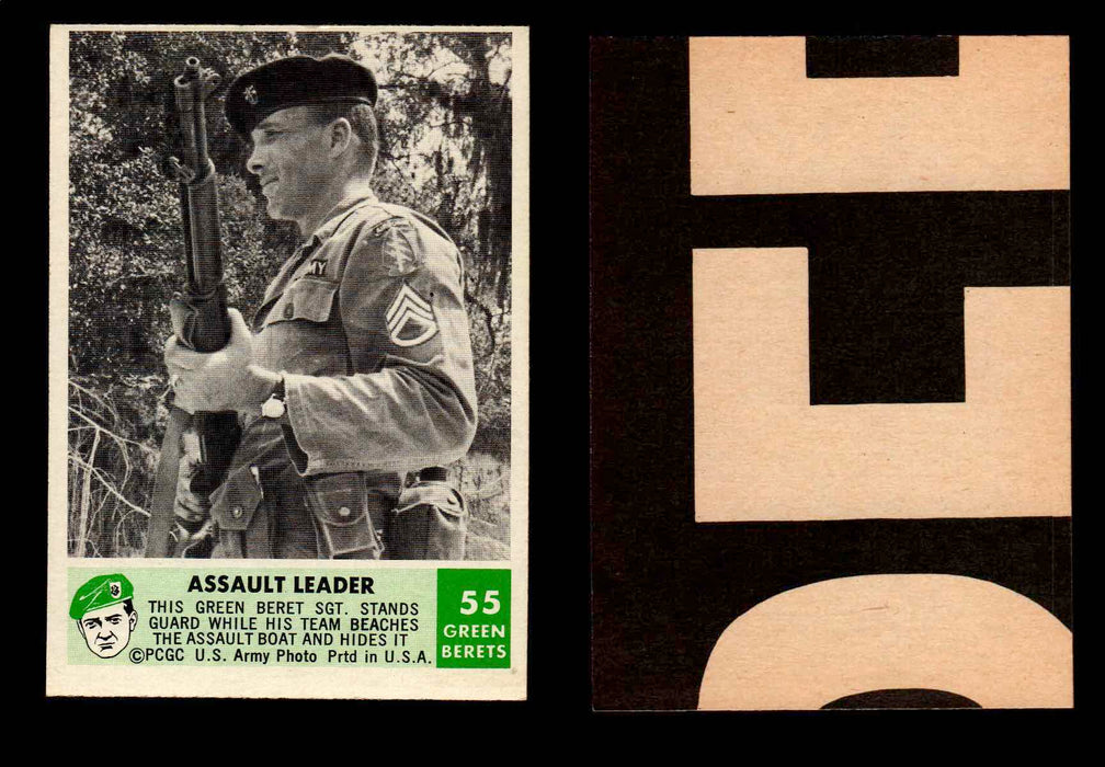 1966 Green Berets PCGC Vintage Gum Trading Card You Pick Singles #1-66 #55  - TvMovieCards.com