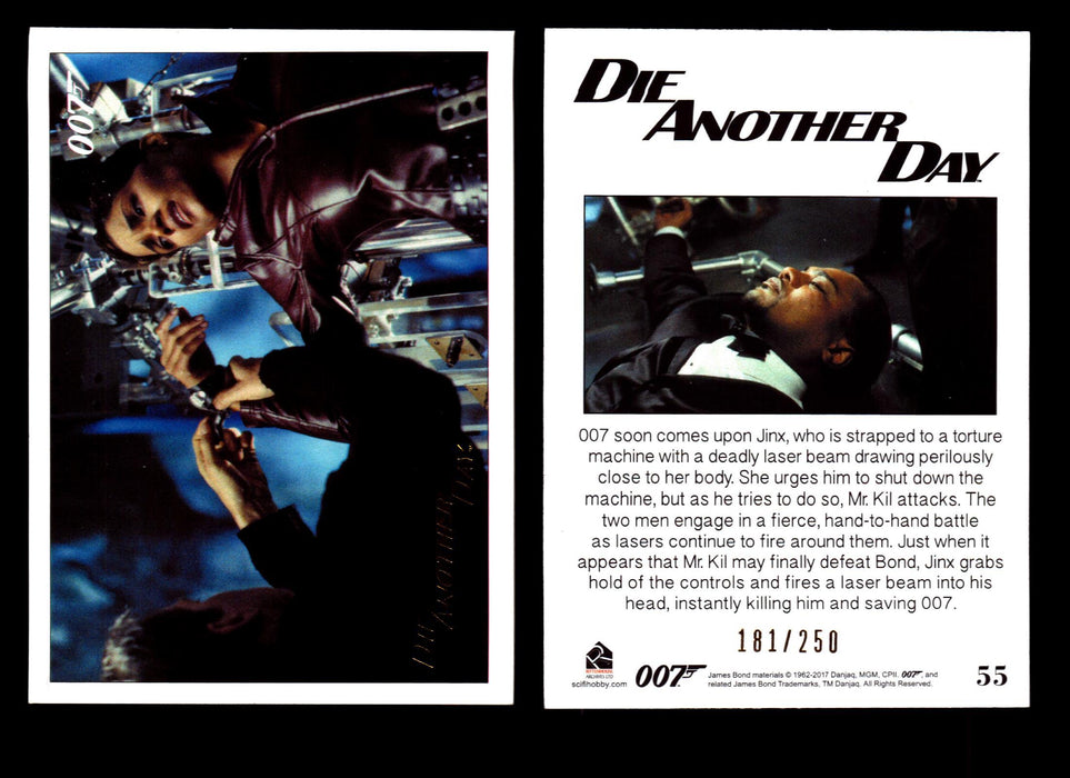 James Bond Archives 2017 Final Edition Die Another Day Gold Parallel Card Single #55  - TvMovieCards.com