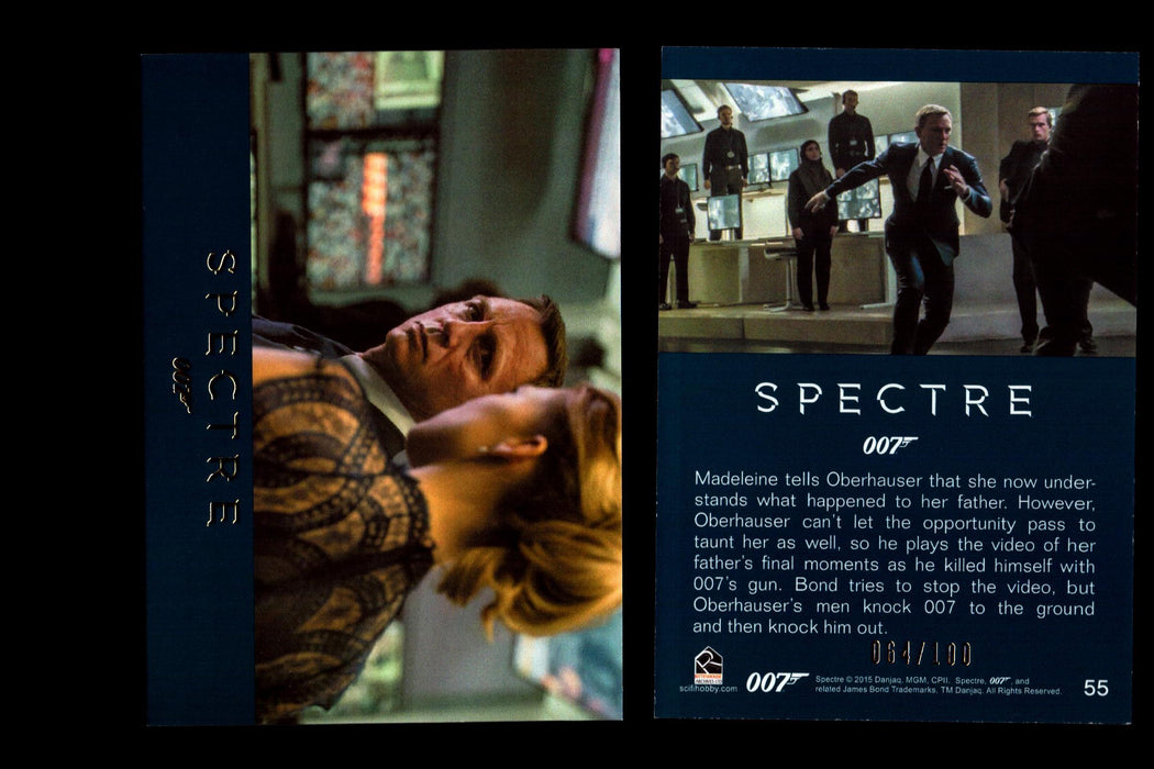James Bond Archives 2016 Spectre Gold Parallel Card You Pick Singles #1-#76 #55  - TvMovieCards.com