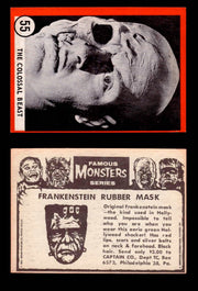 Famous Monsters 1963 Vintage Trading Cards You Pick Singles #1-64 #55  - TvMovieCards.com