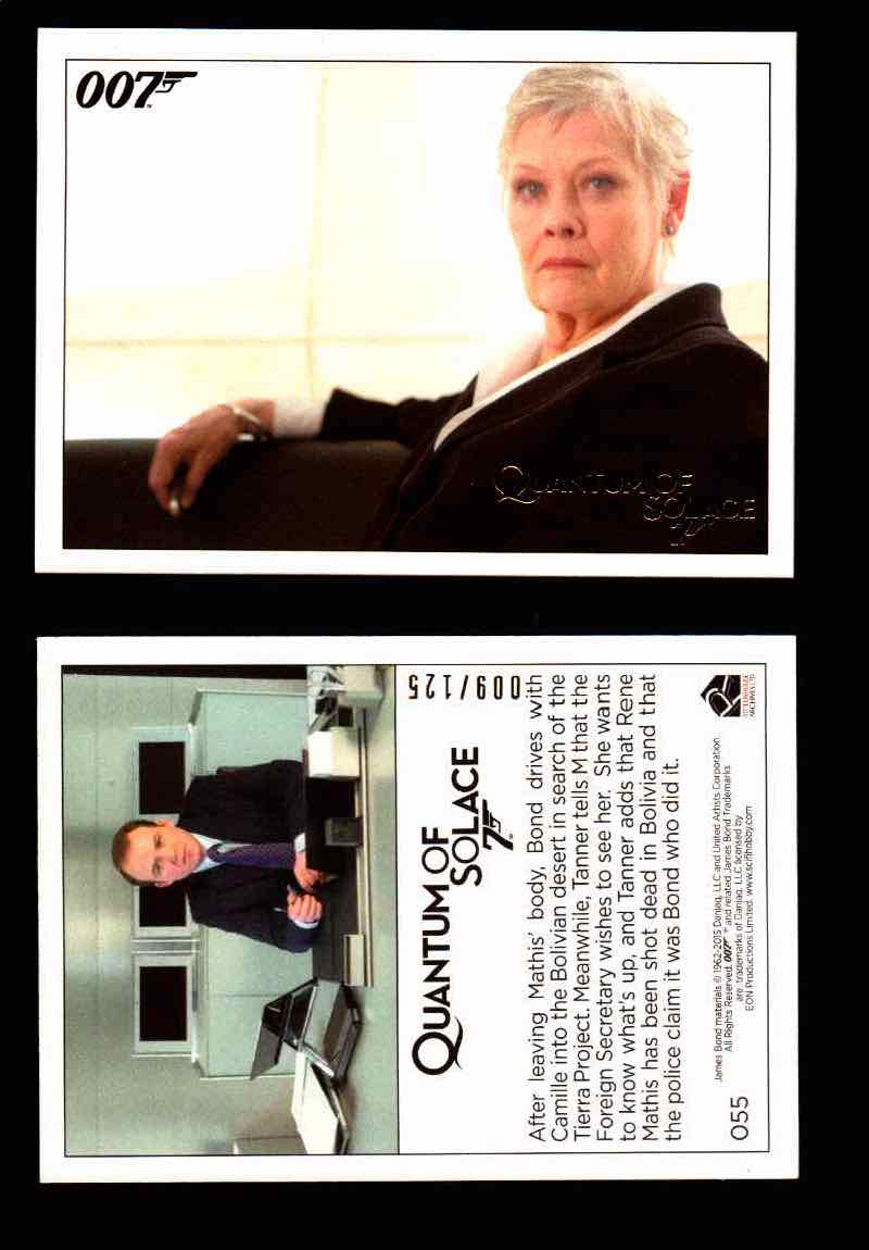 James Bond Archives Quantum of Solace Gold Parallel You Pick Single Cards #1-90 #55  - TvMovieCards.com