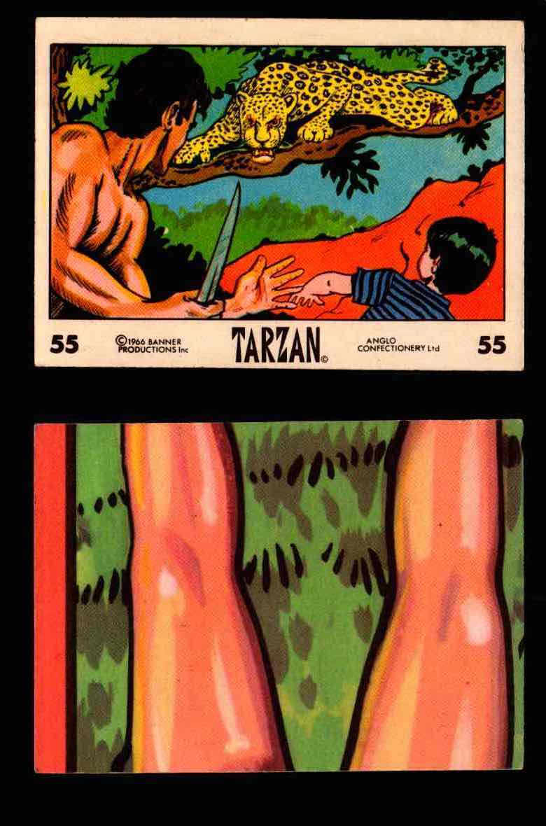1966 Tarzan Banner Productions Vintage Trading Cards You Pick Singles #1-66 #55  - TvMovieCards.com