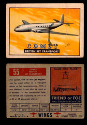 1952 Wings Topps TCG Vintage Trading Cards You Pick Singles #1-100 #55  - TvMovieCards.com
