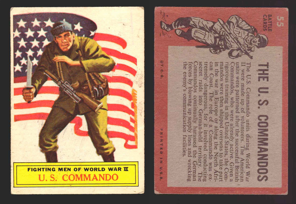 1965 Battle World War II Vintage Trading Card You Pick Singles #1-66 Topps #	55  - TvMovieCards.com
