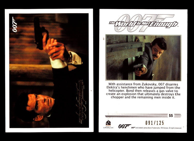 James Bond Classics 2016 World is Not Enough Gold Foil Parallel Card You Pick Nu - TvMovieCards.com