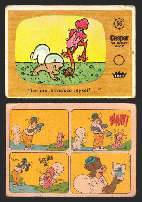 1960 Casper The Ghost Fleer Vintage Trading Card You Pick Singles #1-#66 56   "Let me introduce myself..."  - TvMovieCards.com