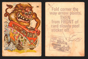 1970 Odd Rods All Stars Sticker Trading Card Donruss #1-#66 You Pick Singles   - TvMovieCards.com