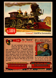 Rails And Sails 1955 Topps Vintage Card You Pick Singles #1-190 #56 The "General"  - TvMovieCards.com