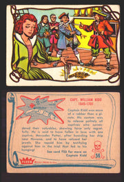 1961 Pirates Bold Vintage Trading Cards You Pick Singles #1-#66 Fleer 56   Capt. William Kidd  - TvMovieCards.com
