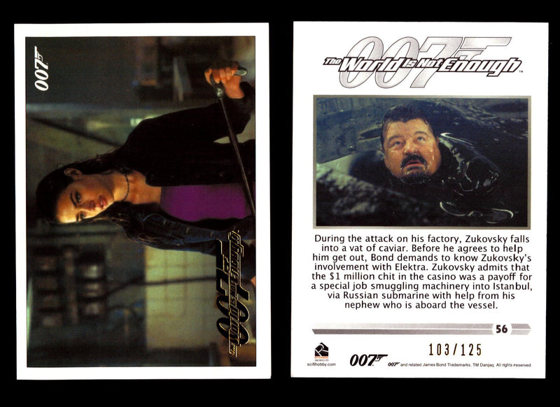James Bond Classics 2016 World is Not Enough Gold Foil Parallel Card You Pick Nu - TvMovieCards.com