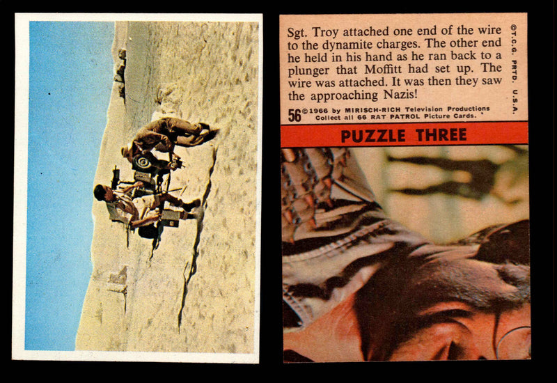 Rat Patrol 1966 Topps Vintage Card You Pick Singles #1-66 #56  - TvMovieCards.com