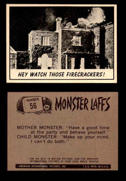Monster Laffs 1966 Topps Vintage Trading Card You Pick Singles #1-66 #56  - TvMovieCards.com