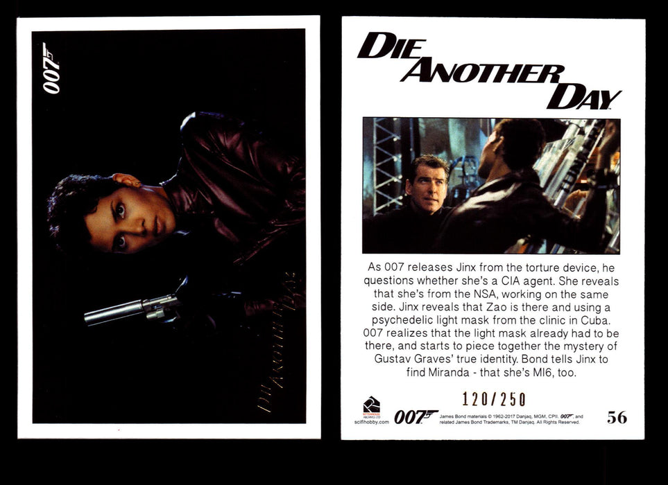 James Bond Archives 2017 Final Edition Die Another Day Gold Parallel Card Single #56  - TvMovieCards.com