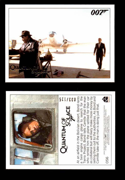 James Bond Archives Quantum of Solace Gold Parallel You Pick Single Cards #1-90 #56  - TvMovieCards.com