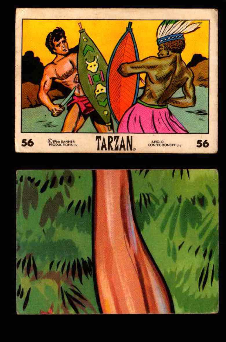 1966 Tarzan Banner Productions Vintage Trading Cards You Pick Singles #1-66 #56  - TvMovieCards.com