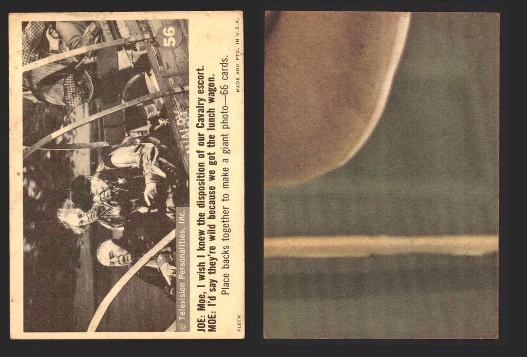 1966 Three 3 Stooges Fleer Vintage Trading Cards You Pick Singles #1-66 #56  - TvMovieCards.com