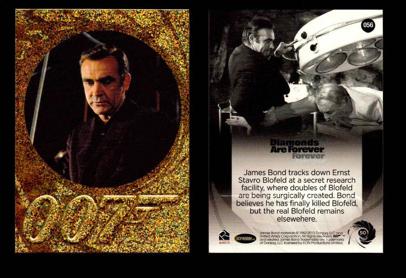 James Bond 50th Anniversary Series Two Gold Parallel Chase Card Singles #2-198 #56  - TvMovieCards.com