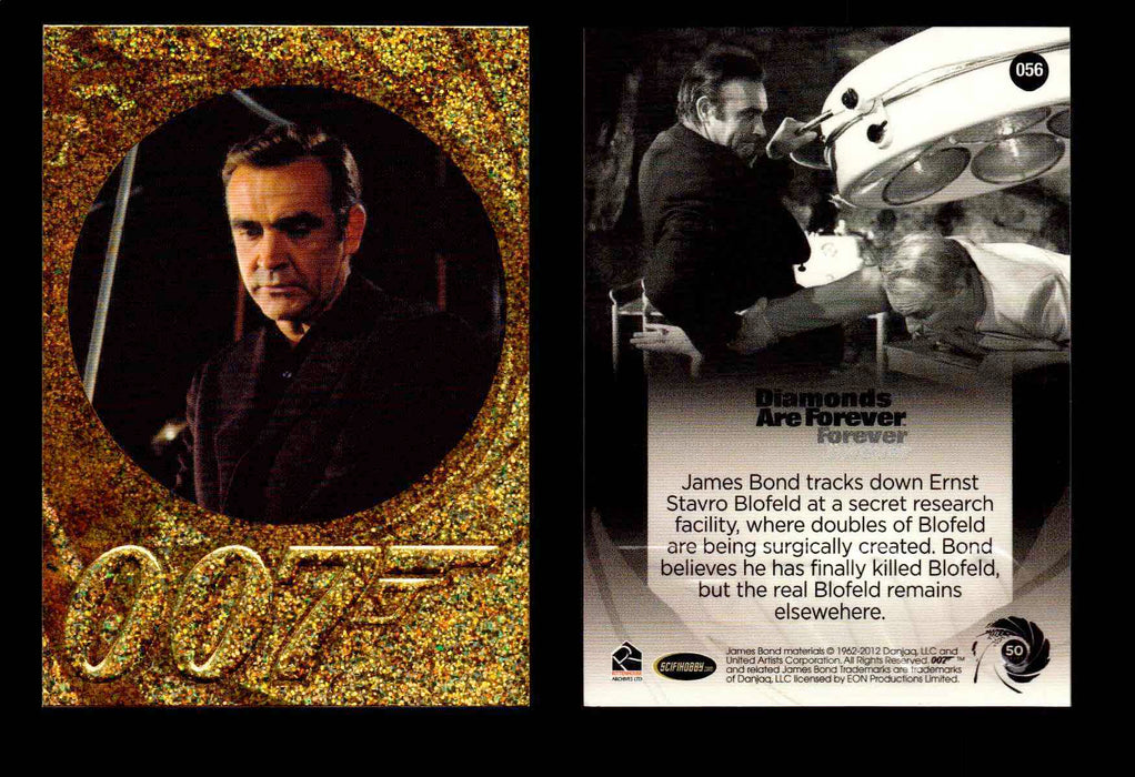 James Bond 50th Anniversary Series Two Gold Parallel Chase Card Singles #2-198 #56  - TvMovieCards.com