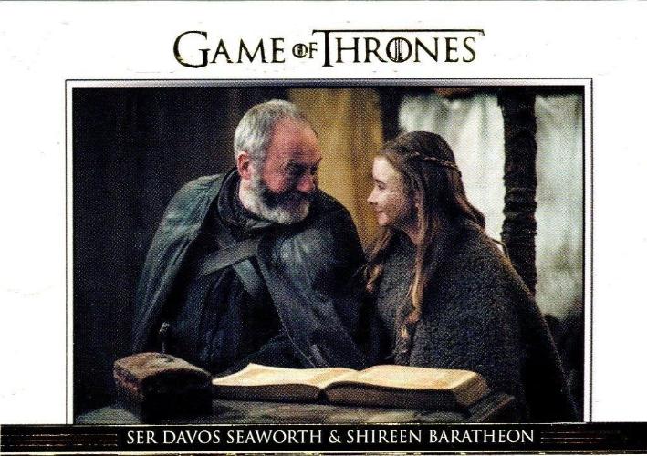 Game of Thrones Season 5 Relationships Gold Foil Parallel Chase Card DL29   - TvMovieCards.com