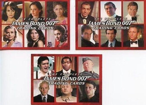 James Bond Complete James Bond Promo Card Set P1 P2 P3   - TvMovieCards.com