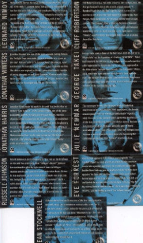 Twilight Zone 3 Shadows and Substance Twilight Zone Stars Chase Card Set S19-27   - TvMovieCards.com
