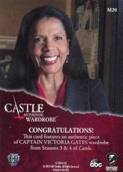 Castle Seasons 3 & 4 Victoria Gates Wardrobe Costume Card M20   - TvMovieCards.com