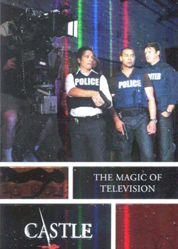 Castle Seasons 3 & 4 Foil Parallel Chase Card Behind The Scenes B7   - TvMovieCards.com