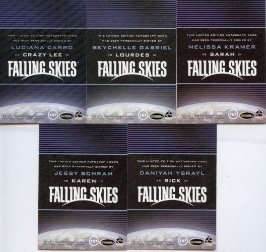 Women of Falling Skies Season 2 Premium Pack Autograph Card Lot 5 Cards   - TvMovieCards.com