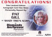James Bond 50th Anniversary Series Two Pat Gill Autograph Card A214   - TvMovieCards.com