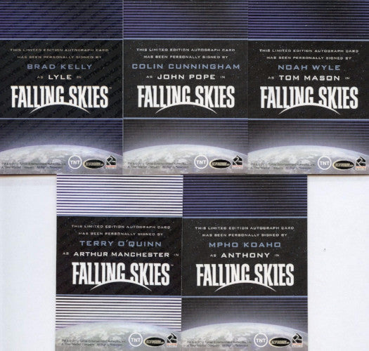 Men of Falling Skies Season 2 Premium Pack Autograph Card Lot 5 Cards   - TvMovieCards.com
