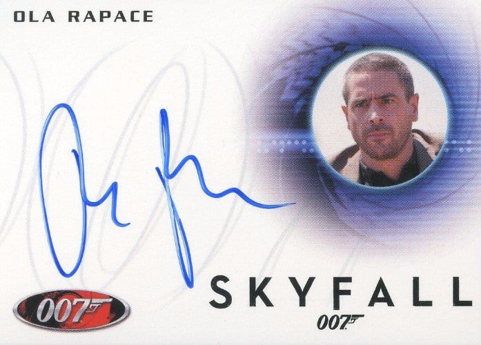 James Bond Archives 2014 Edition Ola Rapace Autograph Card A238   - TvMovieCards.com