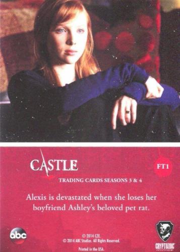 Castle Seasons 3 & 4 Foil Parallel Chase Card Family Ties FT1   - TvMovieCards.com