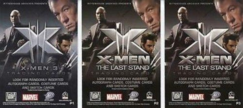 X-Men Movies Promo Card Lot 3 Cards   - TvMovieCards.com
