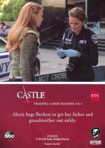 Castle Seasons 3 & 4 Foil Parallel Chase Card Family Ties FT5   - TvMovieCards.com
