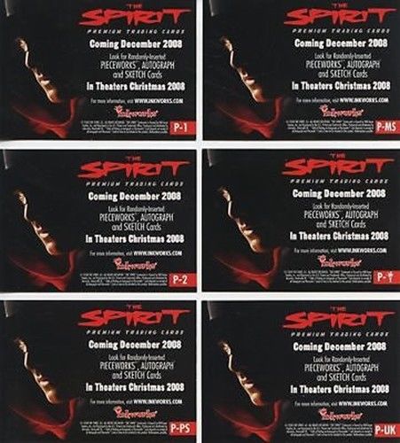 Spirit The Spirit Promo Card Set 6 Cards   - TvMovieCards.com