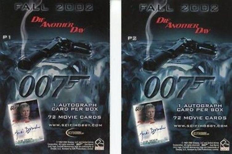 James Bond Die Another Day Promo Card Set P1 and P2   - TvMovieCards.com