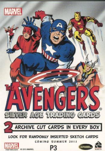 Avengers The Silver Age Promo Card P3   - TvMovieCards.com