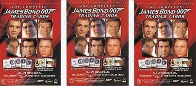 James Bond Complete James Bond Promo Card Set P1 P2 P3   - TvMovieCards.com